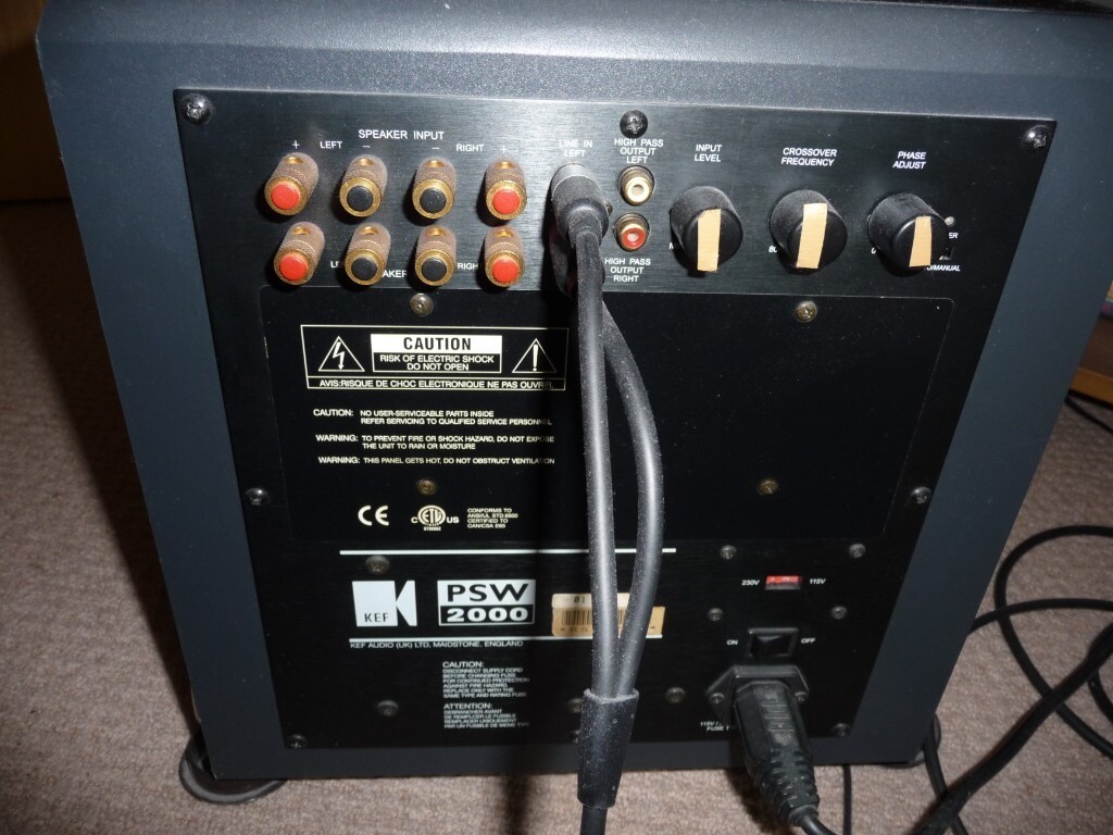 kef psw 2000 subwoofer
